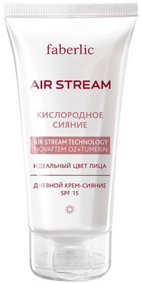 Дневной крем-сияние серии «Air Stream» линии Кислородное сияние