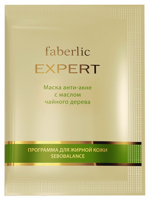 Маска анти-акне с маслом чайного дерева Серия Expert