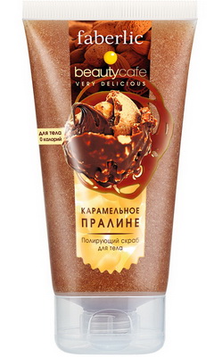 Полирующий скраб для тела «Карамельное Пралине» серии «Beauty cafe»