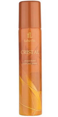 Парфюмированный дезодорант в аэрозольной упаковке для женщин «Cristal»