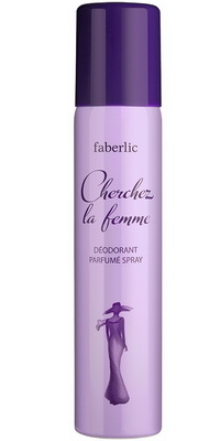 Парфюмированный дезодорант в аэрозольной упаковке для женщин «Cherchez la femme»