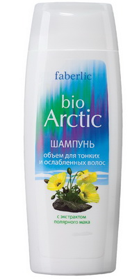 Шампунь объем для тонких и ослабленных волос с экстрактом полярного мака серии «Bio Arctic»