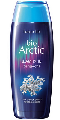 Шампунь от перхоти с экстрактом белого сибирского мха серии «Bio Arctic»