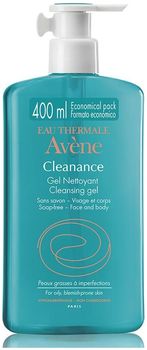 Avene КЛИНАНС Очищающий гель для проблемной кожи 400 мл