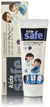 Lion Детская зубная паста Kids safe со вкусом винограда 3-12 лет 90 гр.