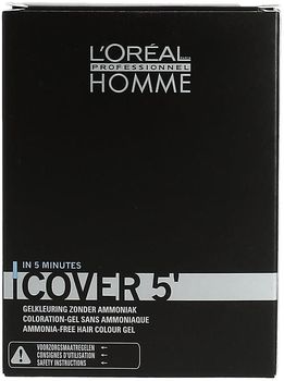 Лореаль Homme Cover 5' тонирующий гель 4