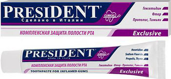 Президент Exclusive зубная паста 100мл N1 туба