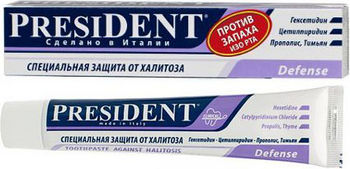 Президент Defense зубная паста 50мл N1 туба