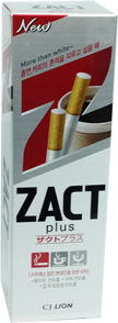 Лион зубная паста ZACT plus удаление никотинового налета и устранение запаха 150г