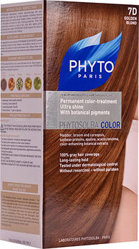 Фитосольба/Phyto Фитоколор краска для волос Золотистый блонд 7D