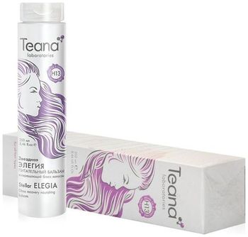 Teana/Теана Звездная элегия Питательный бальзам возвращающий блеск волосам с Аргановым маслом и Ромашкой 250 мл