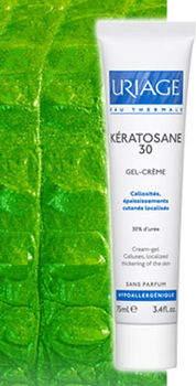 Uriage (Урьяж) Кератозан Кератозан-30 гель-крем для загрубевшей шелушащейся кожи 40 мл