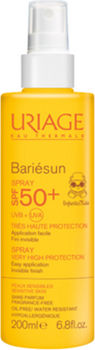 Урьяж/Uriage Барьесан SPF50+ Солнцезащитный спрей для детей 200 мл