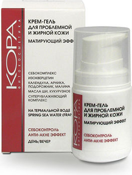 Кора Крем-гель для проблемной и жирной кожи с матирующим эффектом 50 мл