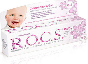 Рокс/Rocs Зубная паста Для младенцев Аромат липы