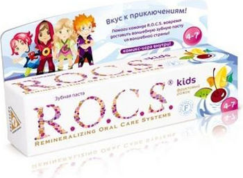 Рокс/Rocs Зубная паста для детей Фруктовый рожок 45 г