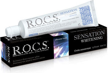 Рокс/Rocs Зубная паста "Сенсационное отбеливание" 74 гр.