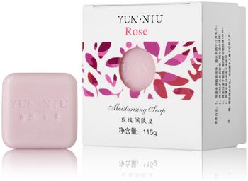 YUN-NIU Натуральное мыло с маслом розы 115 г