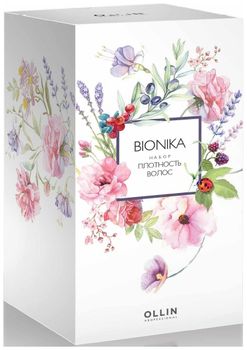 Ollin BioNika Плотность волос набор: шампунь 250мл+маска 200мл+энергетическая сыворотка 10*15мл