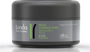 Londa Styling Men CHANGE OVER пластичная паста для волос нормальной фиксации 75мл