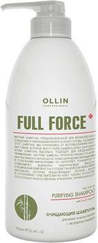 Ollin Professional FULL FORCE Очищающий шампунь для волос и кожи головы с экстрактом бамбука 750мл