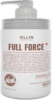 Ollin Professional FULL FORCE Интенсивная восстанавливающая маска с маслом кокоса 650мл