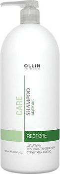 Ollin Professional CARE Шампунь для восстановления структуры волос 1000мл