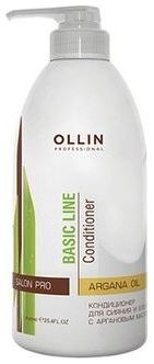 Ollin Professional BASIC LINE Кондиционер для сияния и блеска с аргановым маслом 750мл