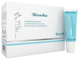 Ollin Professional BioNika Сыворотка Баланс от корней до кончиков 10х15мл