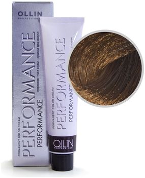 Ollin Performance 8/03 светло-русый прозрачно-золотистый Перманентная крем-краска для волос 60мл
