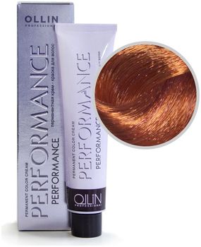 Ollin Performance 7/44 русый интенсивно-медный Перманентная крем-краска для волос 60мл