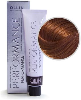 Ollin Performance 7/34 русый золотисто-медный Перманентная крем-краска для волос 60мл