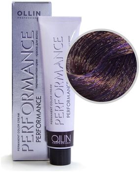 Ollin Performance 5/22 светлый шатен фиолетовый Перманентная крем-краска для волос 60мл