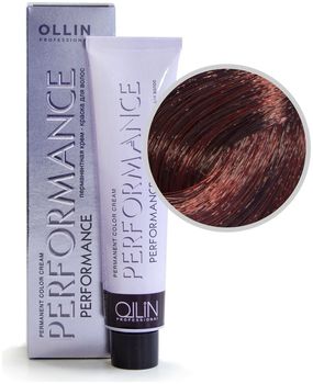 Ollin Performance 5/6 светлый шатен красный Перманентная крем-краска для волос 60мл