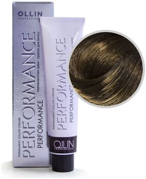 Ollin Performance 5/0 светлый шатен Перманентная крем-краска для волос 60мл