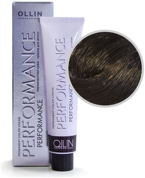 Ollin Performance 5/00 светлый шатен глубокий Перманентная крем-краска для волос 60мл