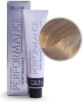 Ollin Performance 10/72 светлый блондин коричнево-фиолетовый Перманентная крем-краска для волос 60мл