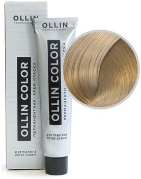 Ollin Color 9/1 блондин пепельный Перманентная крем-краска для волос 60мл