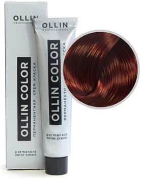 Ollin COLOR 7/5 русый махагоновый Перманентная крем-краска для волос 60мл