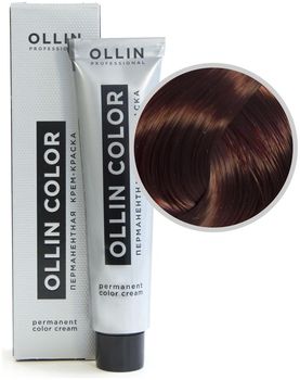 Ollin Color 5/6 светлый шатен красный Перманентная крем-краска для волос 60мл