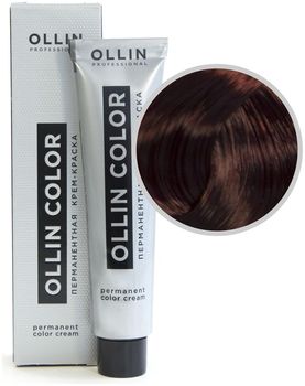 Ollin Color 5/5 светлый шатен махагоновый Перманентная крем-краска для волос 60мл