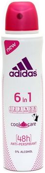 Adidas 6in1 Cool&Care дезодорант-антиперспирант спрей для женщин 150 мл