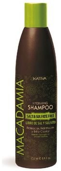 Kativa Macadamia интенсивно увлажняющий шампунь для нормальных и поврежденных волос 250мл