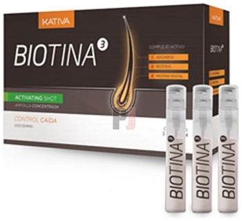 Kativa Biotina концентрат против выпадения волос в ампулах 3*4мл