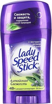 Lady Speed Stick Дезодорант-стик Алтайская свежесть 45гр