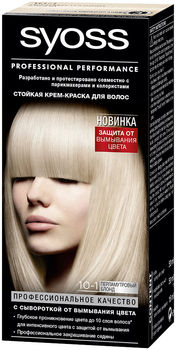 Syoss Color Краска для волос 10-1 Перламутровый блонд 115 мл