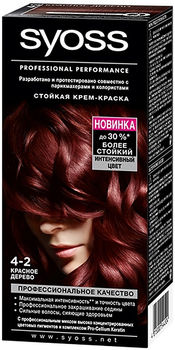 Syoss Color Краска для волос 4-2 Красное дерево 50мл