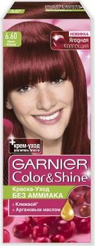 Garnier (Гарньер) Color Shine краска-уход без аммиака № 6.60 Дикая Клюква