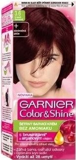 Garnier (Гарньер) Color Shine краска-уход без аммиака № 3.6 Черная вишня