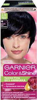 Garnier (Гарньер) Color Shine краска-уход без аммиака № 2.10 Черничный черный